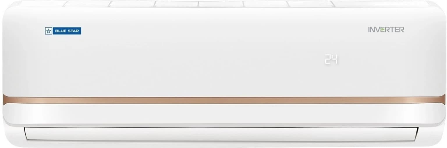 Blue Star 1.5 Ton 2 Star Fixed Speed Split AC | Copper Condenser | Turbo Cool | Comfort Sleep Mode | Self Diagnosis | Anti-Corrosive Blue Fins | 52°C Cooling (FA218TXU, 2026 Model)